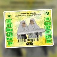 Sticker | Marbete Monjas del Cannabis
